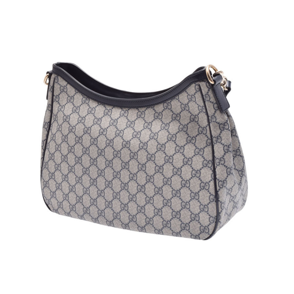 Gucci Blue Navy Shoulder Hobo bag leather
